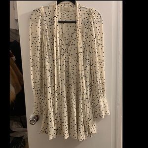 Zimmermann polka dot mini dress